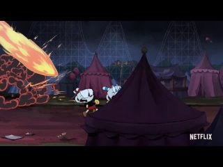 the first trailer for the cup show, the netflix animated series based on cuphead