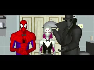 spider-ham scene from spider-man: into the spider-verse